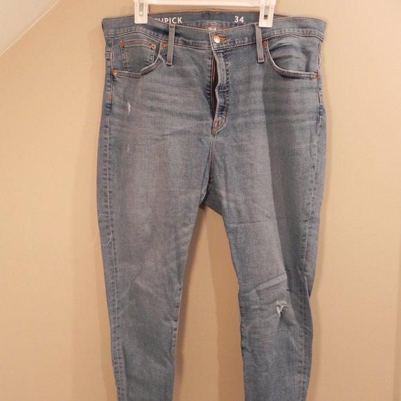 10" toothpick jean in Mykonos wash - Picture 2 of 4
